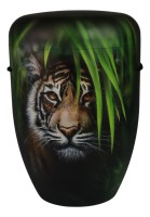 Urne schwarz matt  Form b  Tiger