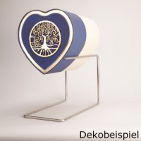 Design Edelstahlständer ohne Urne