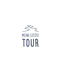 MEINE LETZTE TOUR blau  Dekor für Urnen von Feuer und Erde