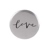 MemoriButton silber Love