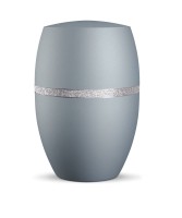 Infinity Glamour Silber velvet Eisblau Silber glitzerndes Dekor