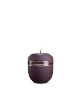 Gedenklicht Infinity Sorrento velvet Berry Wellendekor